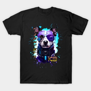 Cyberpets K9, dog, canine, pet , cyberpunk Edgerunners inspired, anime, manga T-Shirt